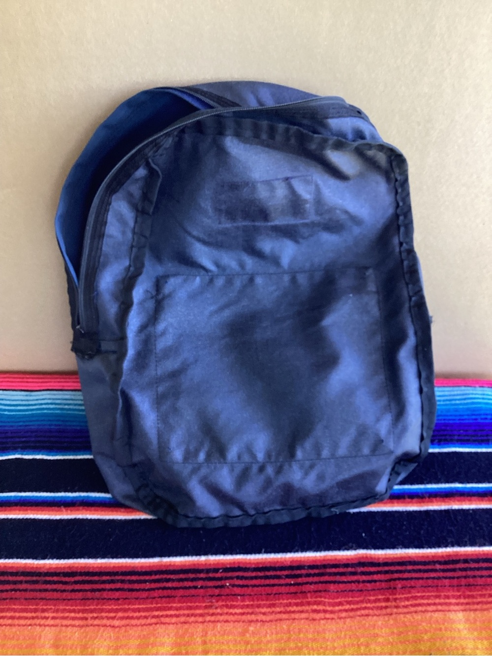 Vintage 90s Jansport day pack Backpack made in USA blue - Picture 9 of 16